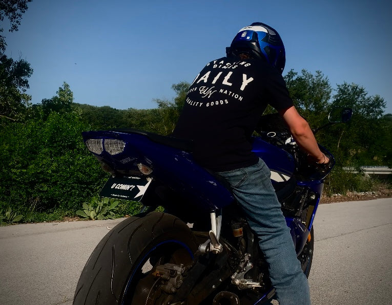 Official U Comin’? Mi$chief Motorcycle License Plate