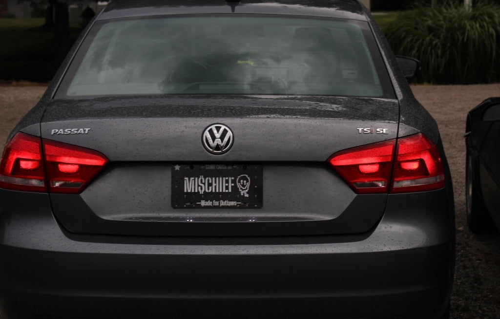 Official Mi$chief Brand License Plate