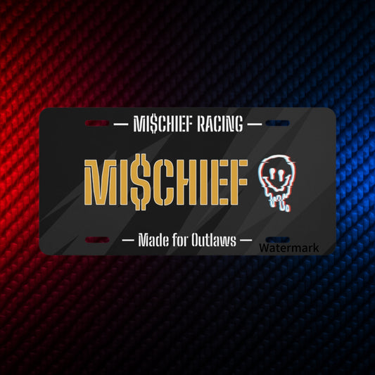 MI$CHIEF OFFICIAL GOLD License Plate