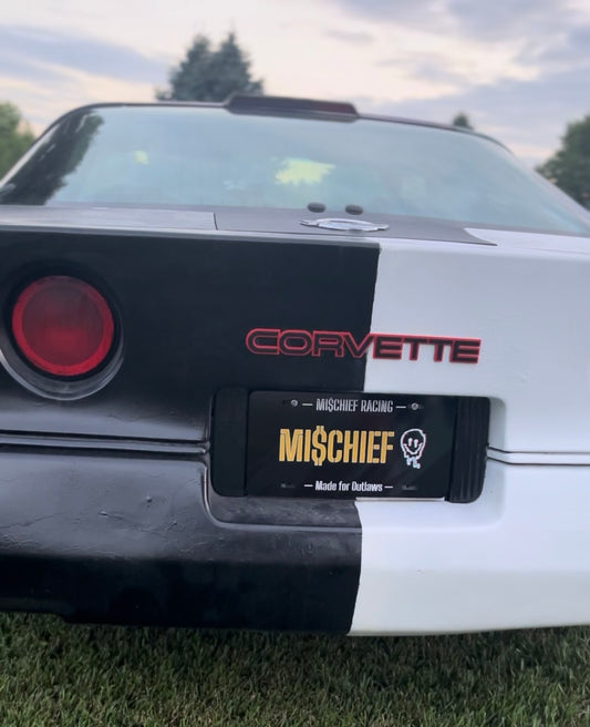 MI$CHIEF OFFICIAL GOLD License Plate