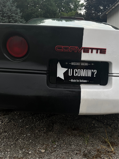 Official U Comin’? License Plate
