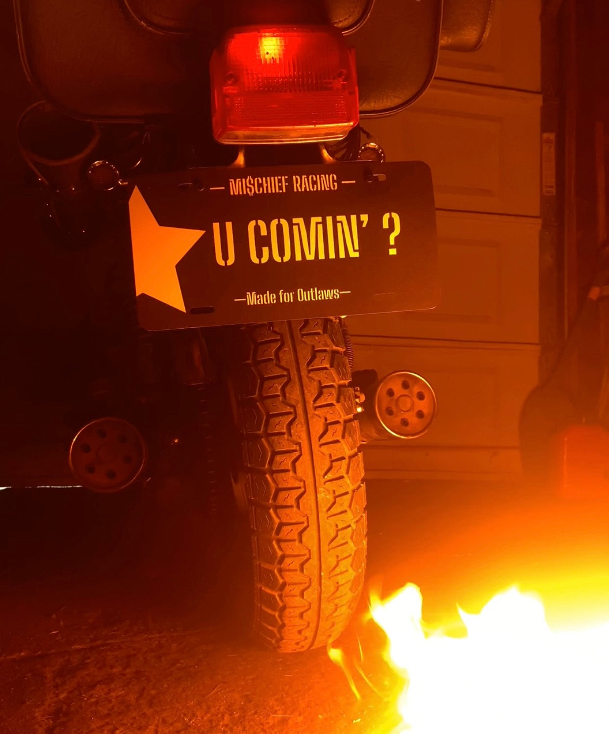 Official U Comin’? License Plate