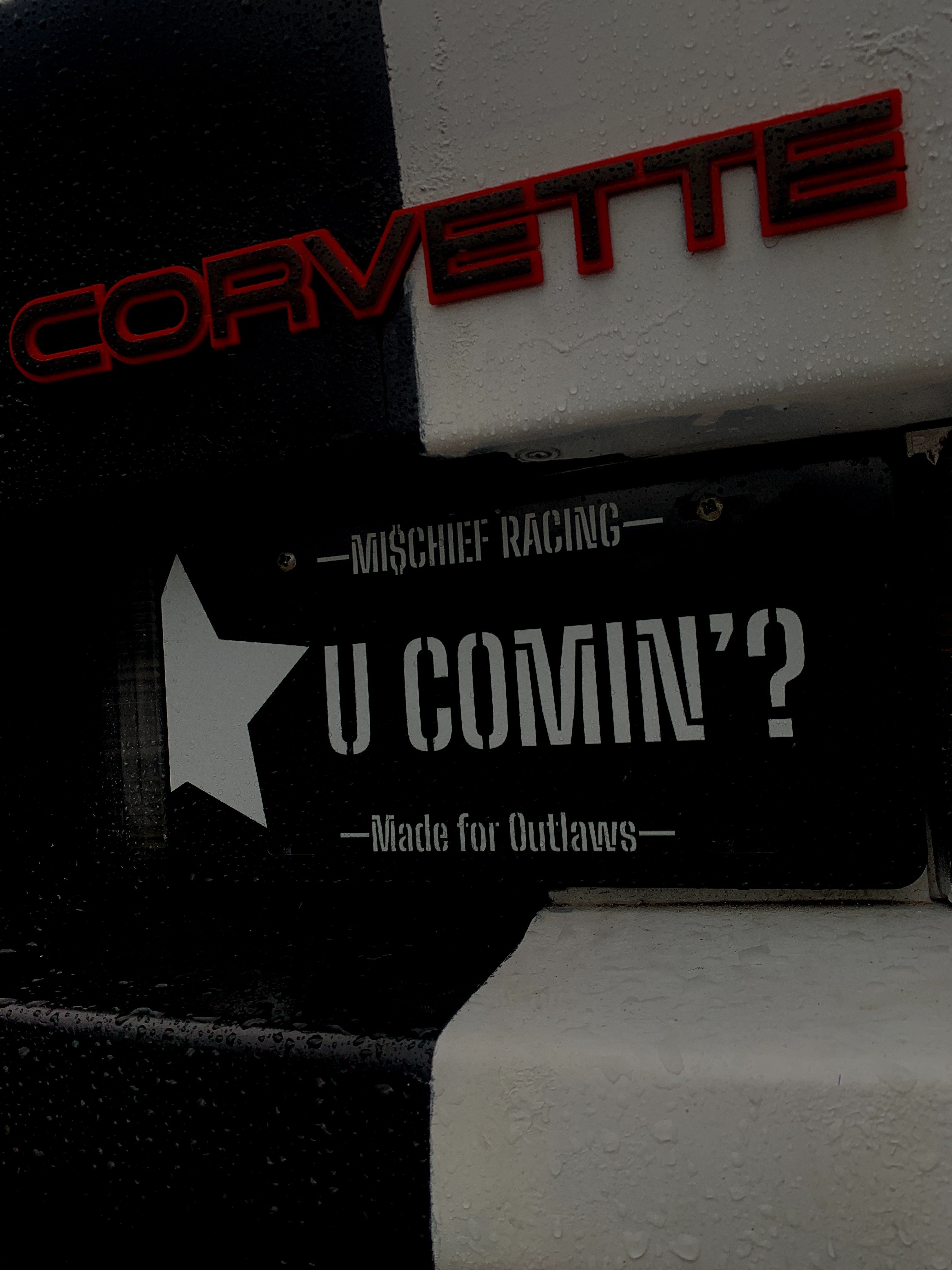 Official U Comin’? License Plate